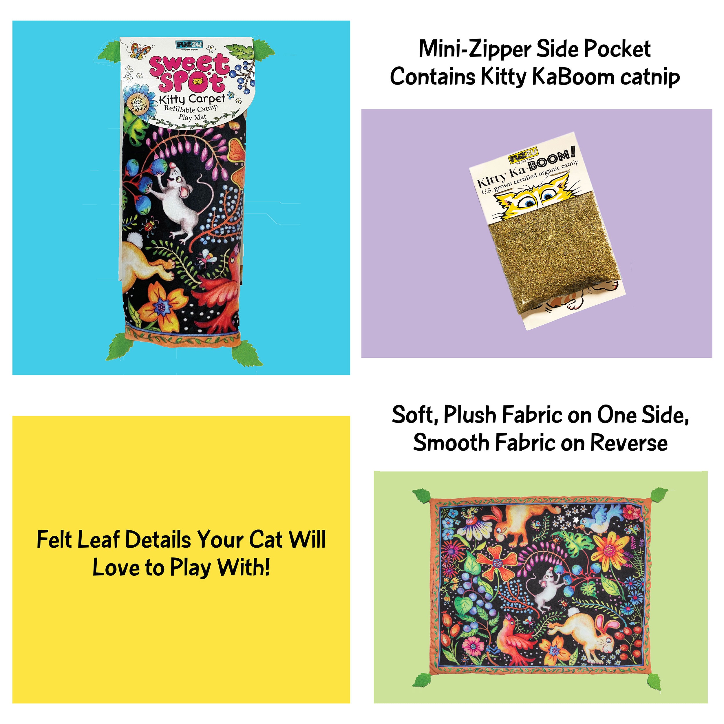 Cat Activity Mat - Cats & Pie – Smushface Goods